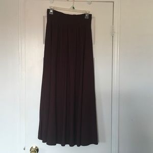 Flared Maxi Skirt